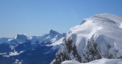 Il y a de la neige dans le Vercors