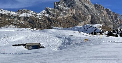 Soleil, neige dure et soupe