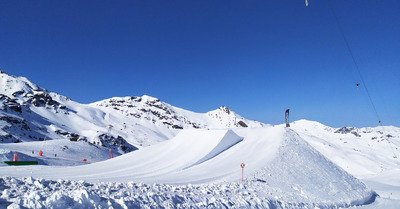 conditions parfaites en snowpark
