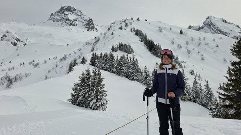 Neige fra&icirc;che et bonne humeur