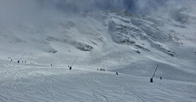 Le temps de 2 traces cartonn&eacute;es et d'une mont&eacute;e de brouillard, &agrave; la pause d&eacute;j'