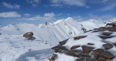 Poudre, vent et solitude au Mont Guillaume 😊