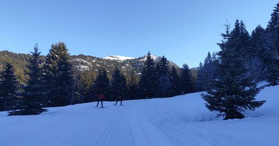 Conditions presque hivernales en ski de fond