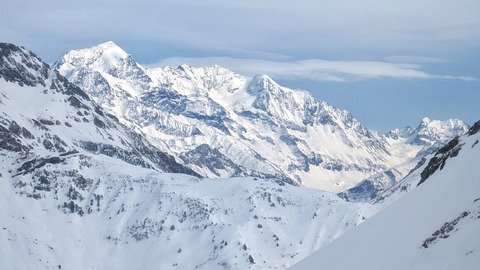 Petit coeur avec les skis