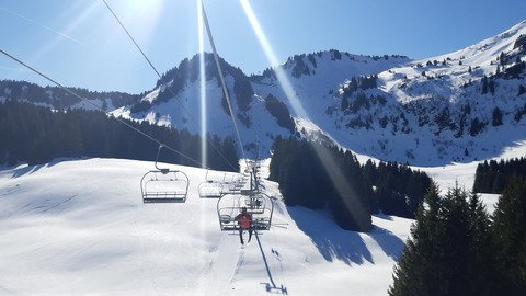Derni&egrave;res glisses &agrave; l'Espace des Lys