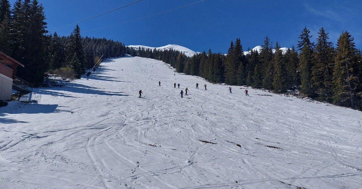 Pas le seul a ne pas vouloir ranger les ski