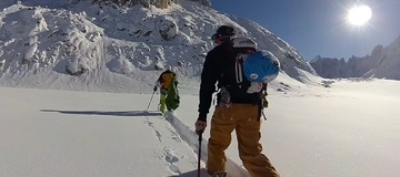 Cham' Lines &eacute;pisode 5 : Couloir Glacier d'Argenti&egrave;re