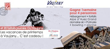 [concours] Vaujany : un s&eacute;jour 4 personnes et des forfaits &agrave; gagner