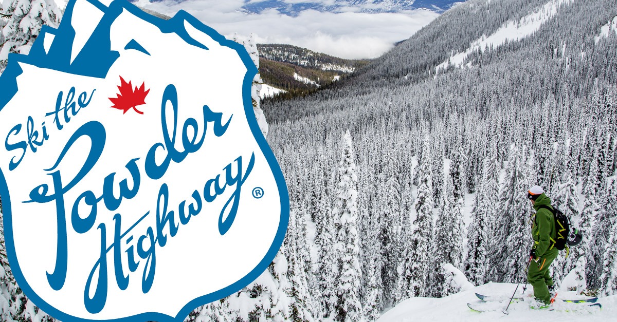 Powder Highway le trip skipass au Canada
