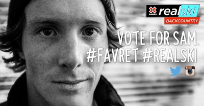 5 raisons de voter pour Sam Favret au X Games Realski Backcountry
