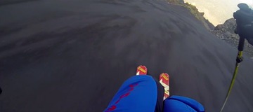 Ski d'&eacute;t&eacute; sur l'Etna