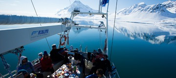 Trip en bateau dans l'archipel de Svalbard en Norv&egrave;ge