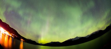 Aurores bor&eacute;ales en Alaska