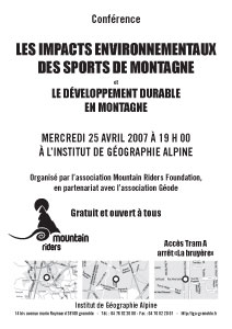 Conf&eacute;rence