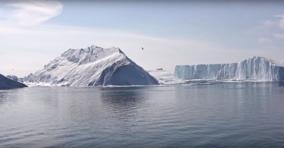 Effondrement d'iceberg au Groenland