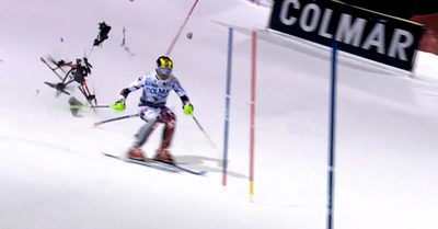 Drone Vs skieur
