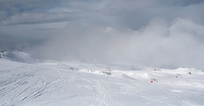 Neige fraiche pour l'ouverture du glacier des 2 Alpes
