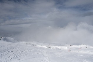 Neige fraiche pour l'ouverture du glacier des 2 Alpes