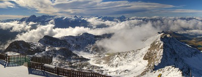 Neige et soleil de septembre