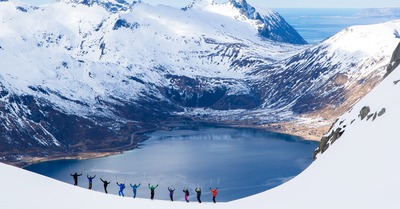 Skipass aux Lofoten : J6, de l'autre c&ocirc;t&eacute; du fjord