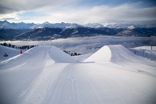 Un halfpipe Olympique &agrave; Crans-Montana