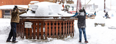 Week-end entre neige et temp&ecirc;te