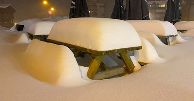 Les grosses chutes de neige du weekend !