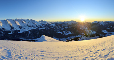 Parmi les plus beaux panoramas des alpes