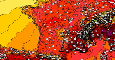 La météo montagne du jeudi :   Chaleur oui, canicule non