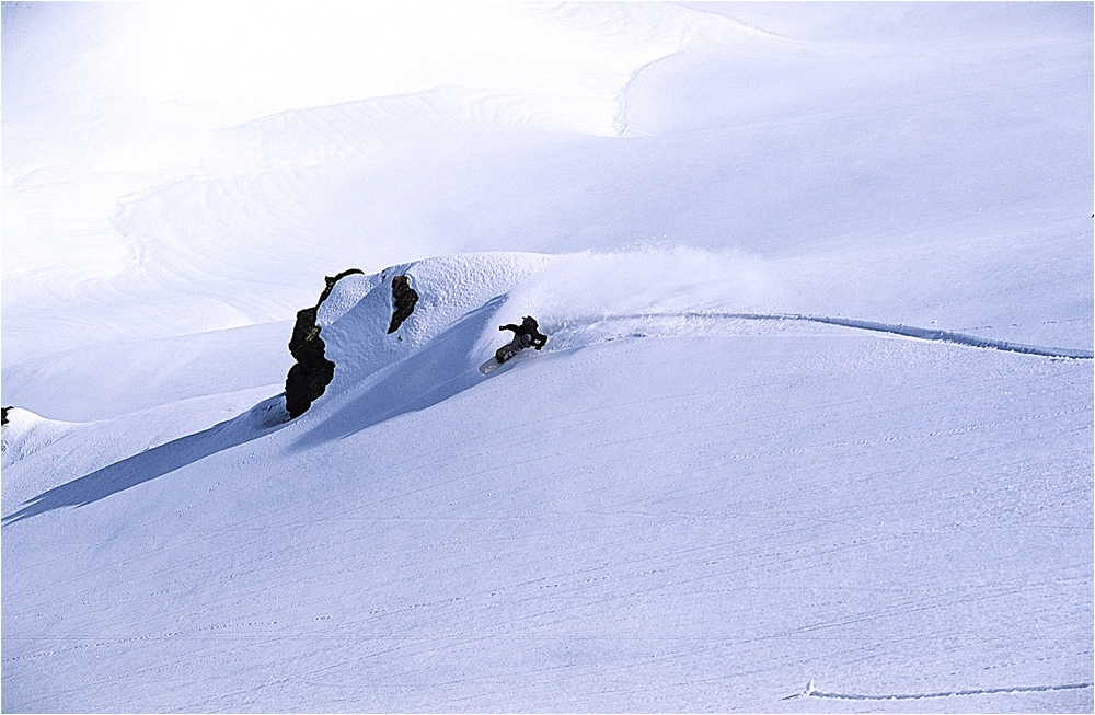  Un petit coin magique pour Marina sur le domaine du t&eacute;l&eacute;ph&eacute;rique de l'Elbrus.