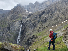 Escalade : Le Mur de la Cascade du cirque de Gavarnie
