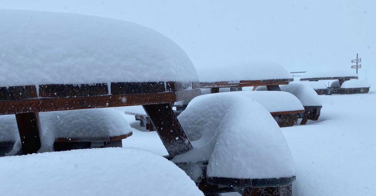 les chutes de neige du week end en photos