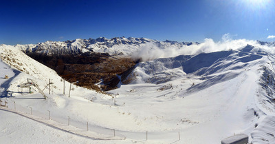 les chutes de neige du Week End en photos