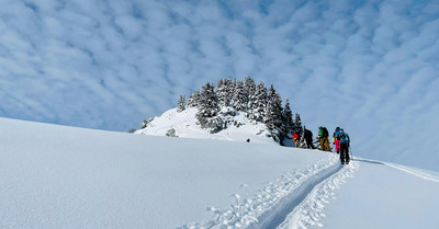 d&eacute;couverte du splitboard dans les Aravis