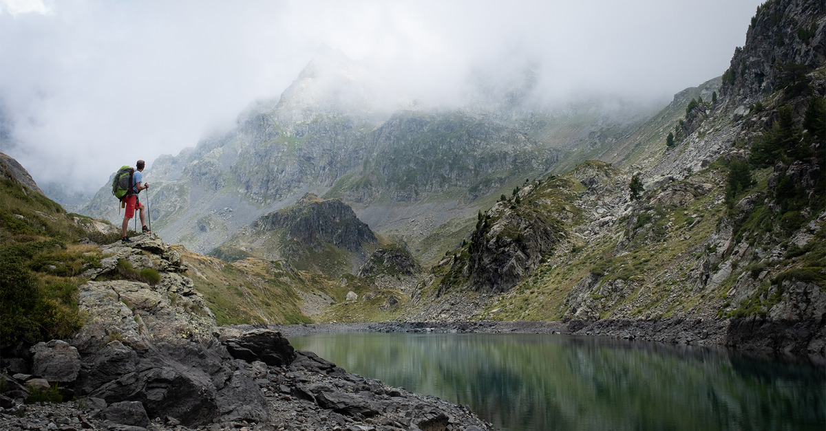 Long-distance hike in the Belledonne massif