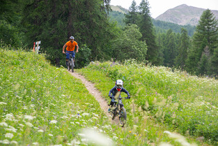 Bike park de Puy Saint Vincent :   id&eacute;al &agrave; faire en famille !