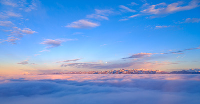 Au dessus de la mer de nuages dans le Vercors - 17 novembre
