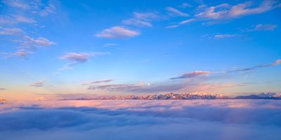 Au dessus de la mer de nuages dans le Vercors - 17 novembre