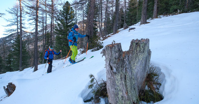 Les Orres, entre rando et ski de piste