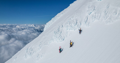 “Chile”, une aventure 100% ski de randonnée sur la route des volcans chiliens  