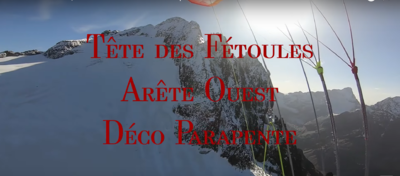 Parapente et alpi &agrave; la t&ecirc;te des F&eacute;toules