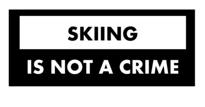 Skiing is not a crime
