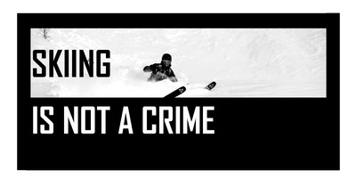 Skiing is not a crime