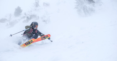 Journ&eacute;e freeride avec les athl&egrave;tes Salomon et les jeunes riders de la Freeski Academy aux Arcs