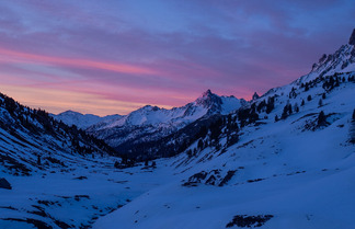 V&eacute;loski en haute vall&eacute;e de N&eacute;vache