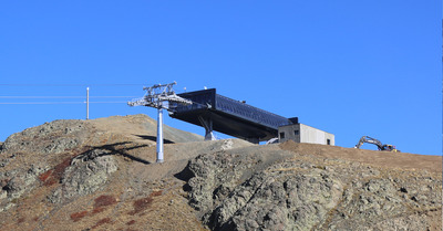 Montgen&egrave;vre :  Nouvelle t&eacute;l&eacute;cabine au Rocher de l'Aigle