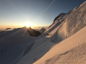 Mont Blanc face Nord et parapente !