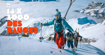 Les 14x2000 des Bauges (&agrave; ski)