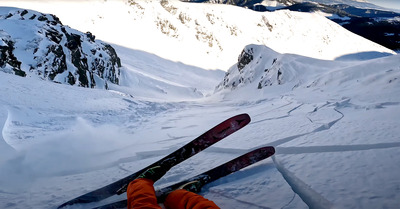 Avalanche en cam&eacute;ra embarqu&eacute;e