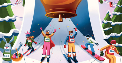 La Mega Bell Course : nouveau son de cloche(s) &agrave; la Plagne !